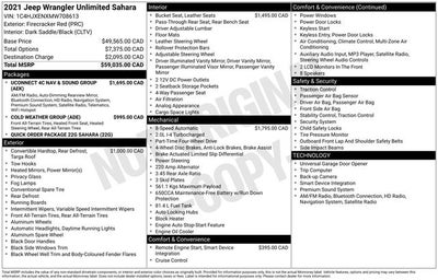 2021 Jeep Wrangler Unlimited Sahara