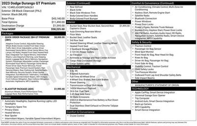 2023 Dodge Durango GT Premium