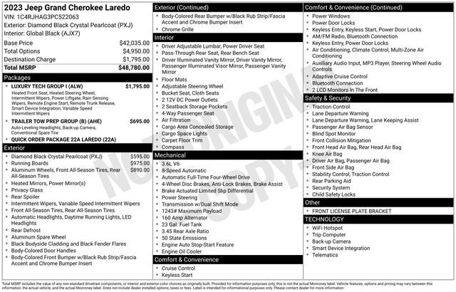 2023 Jeep Grand Cherokee Laredo