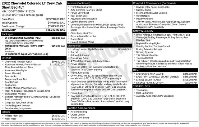 2022 Chevrolet Colorado LT