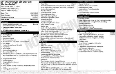 2015 GMC Canyon SLT