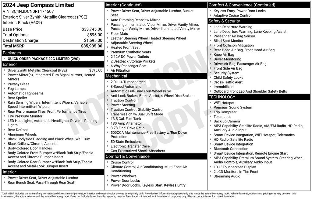 2024 Jeep Compass Limited 4x4