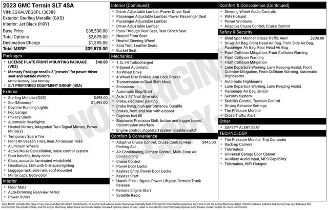2023 GMC Terrain AWD SLT