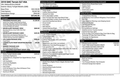 2018 GMC Terrain SLT