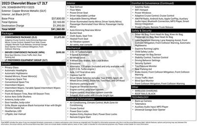 2023 Chevrolet Blazer AWD 2LT