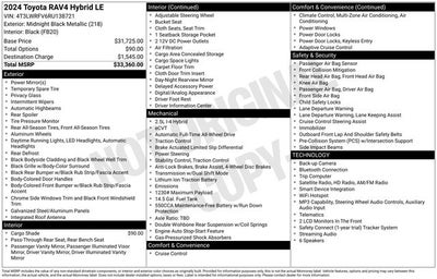 2024 Toyota RAV4 Hybrid LE