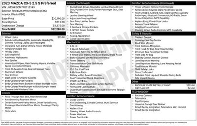 2023 Mazda Mazda CX-5 2.5 S Preferred