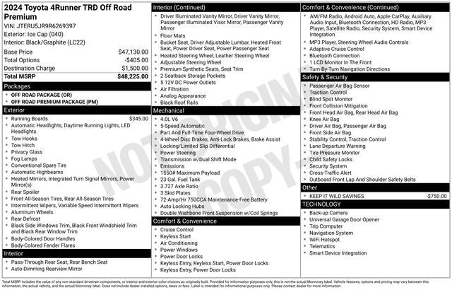 2024 Toyota 4Runner TRD Off Road Premium