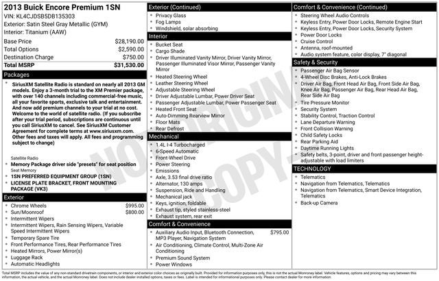 2013 Buick Encore Premium