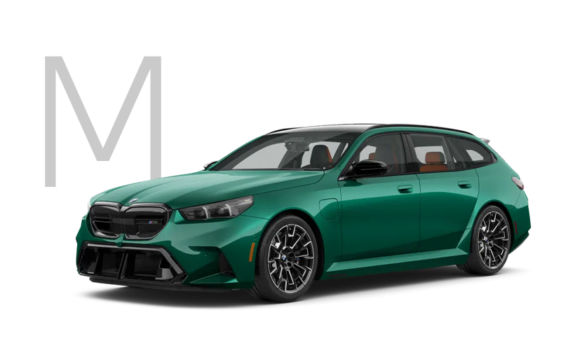 The new BMW M5 Touring in green with M logo. | Zeigler BMW in Kalamazoo MI