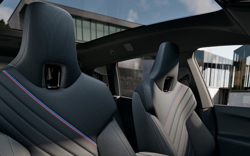 Interior seats and upholstery of the BMW iX M70. | Zeigler BMW in Kalamazoo MI