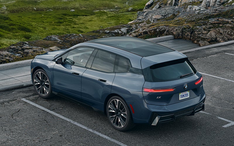 The BMW iX parked in a parking spot. | Zeigler BMW in Kalamazoo MI