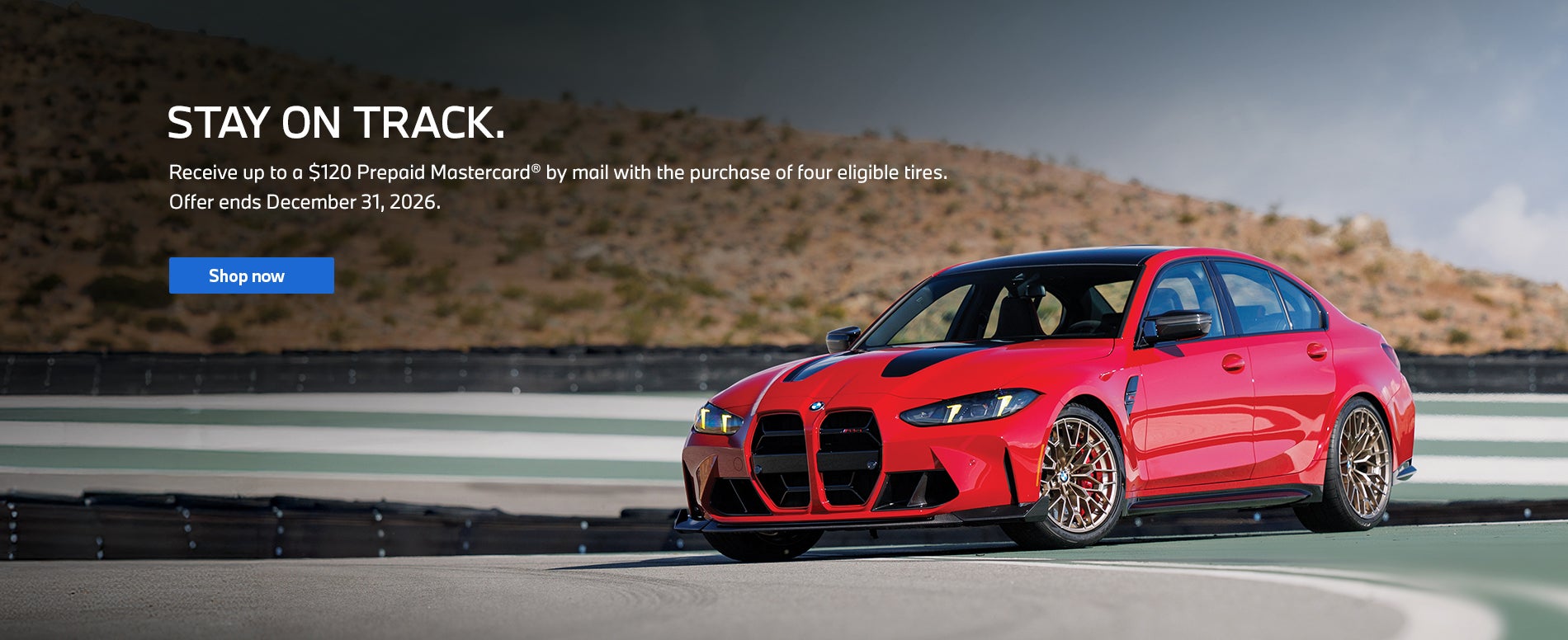Stay on track Tire Rebate