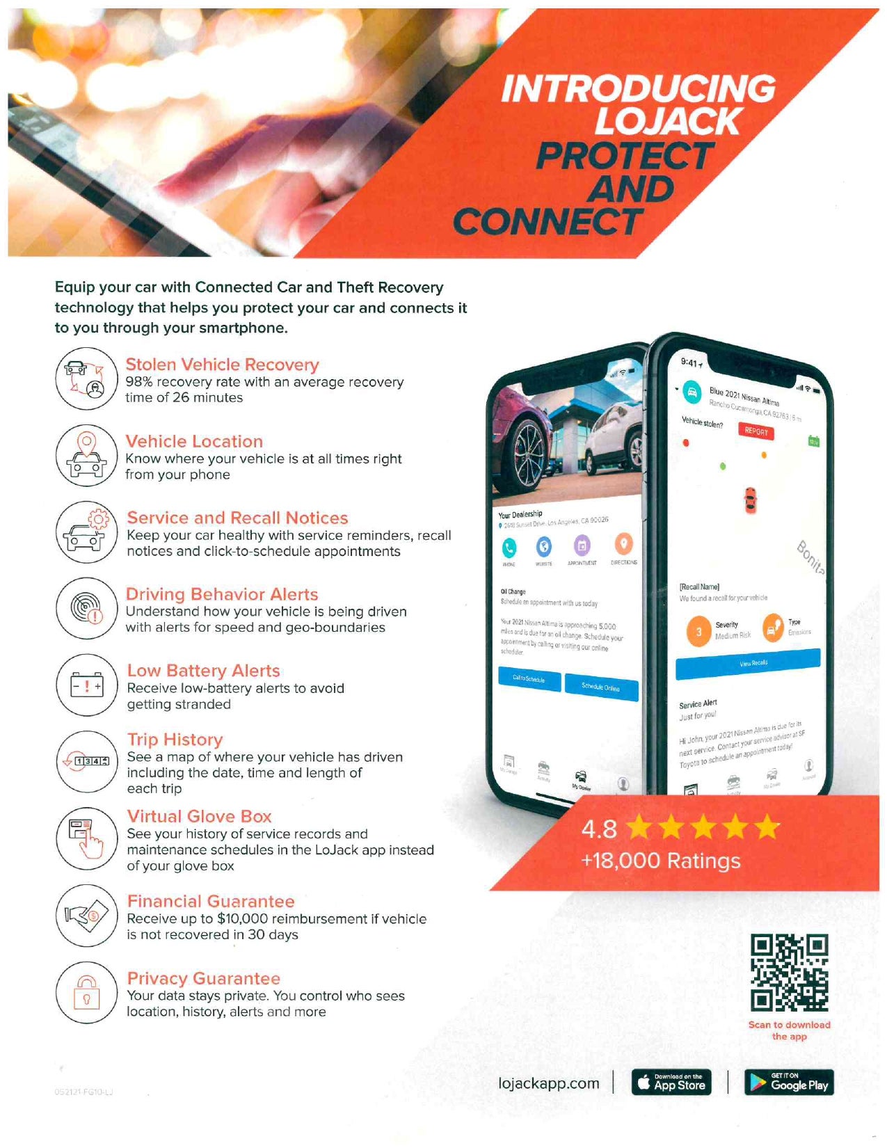 lojack protect and connect